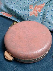 Sparkly Pink Round Clutch