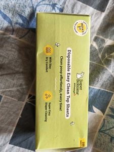 Super Bottoms Disposable Easy Clean Top Sheets