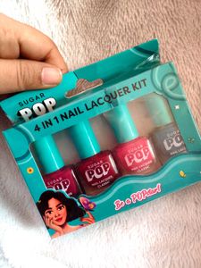 SUGAR POP 4 in 1 Nail Lacquer Kit | Chip-resistant