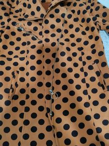 Stylish Polka Dot Jacket