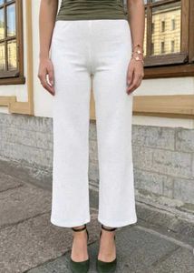 Shein Full Length Flexi Waist Textured Pant