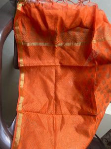 Women’s Hand Block Printed Chanderi Dupatta