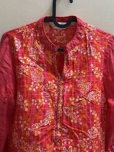 Biba Mandarin Collar Kurta