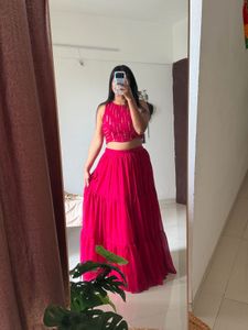 Magenta Pink  Lehenga Set