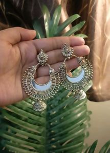 Boho Tribal Jhumka Earrings