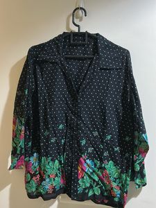 Top Polka Dot Floral