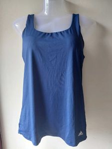 Adidas Blue Athletic Tank Top