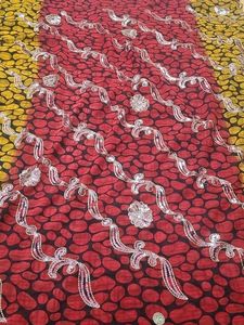 Vibrant Printed Saree with Embellishments