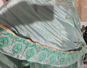 Elegant Mint Green Embroidered Kurta Set