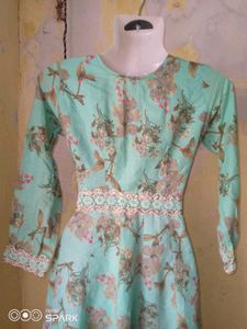 Beautiful Floral Print Gown
