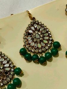 Exquisite Mirror Work Earrings