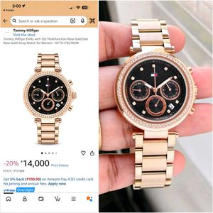 Tommy Hilfiger Rose Gold Watch