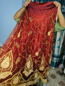 maroon beautiful Georgette lehenga choli