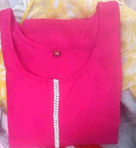 Elegant pink Kurta Set with Dupatta