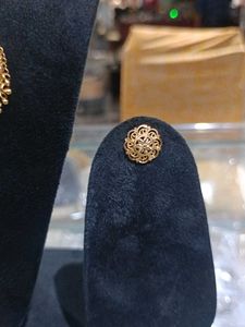 Elegant Gold Stud Earrings