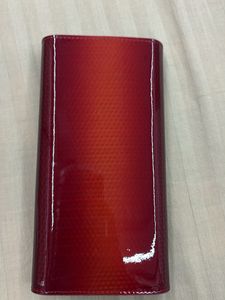 Plover Red Leather Wallet