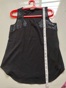 Stylish Black Tank Top - 34 Bust