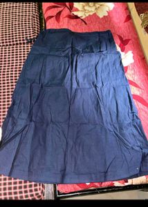 Elegant Navy Pleated Saree