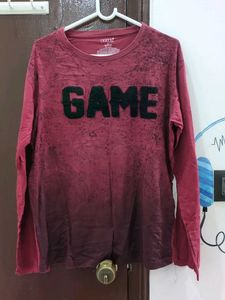 Long Sleeve 'GAME' Graphic T-Shirt