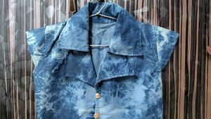 Denim Tie-Dye Dress
