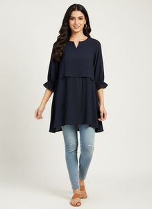 Navy Blue shot dress