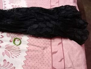 Black Net Dupatta