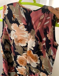 Beautiful Floral Sleeveless Top