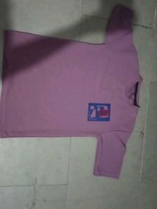 Light Pink Graphic T-Shirt