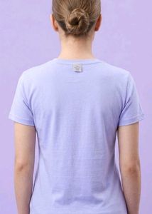 Ribbed Pink Short Sleeve Top