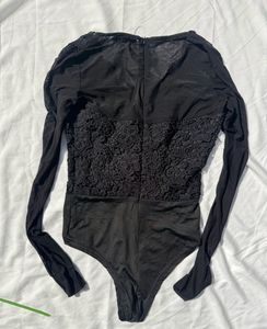 Black Lace Bodysuit