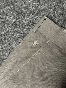 LOUIS PHILIPPE Men's Classic Beige Trousers