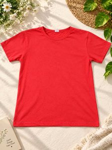 Classic Red Crew Neck T-Shirt❤️