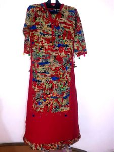 Long Printed Kurti