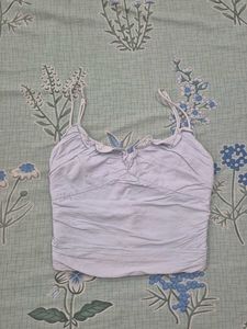 ZARA Ruched Cami Top