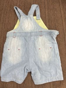 3 Striped Baby Overalls