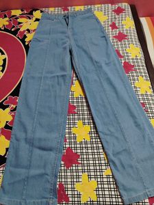 Light Wash Wide Leg Jeans