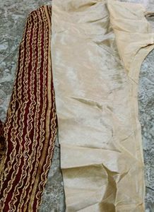 Men's Maroon Sherwani Set