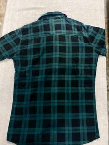 Green Plaid Flannel Shirt