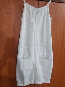Embroided Cotton Jumpsuit / Night Wear