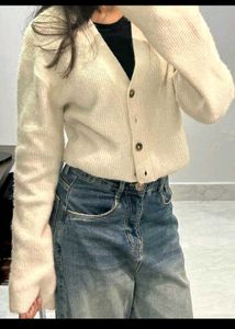 Cozy old money ribbed cardigan