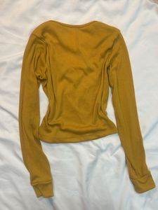 Mustard Long Sleeve Top