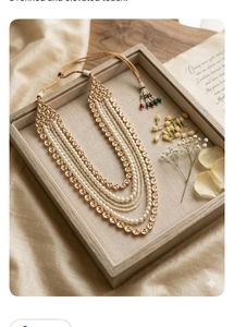 Elegant Layered Pearl Necklace