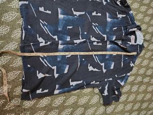 Abstract Print Short Sleeve Shirt