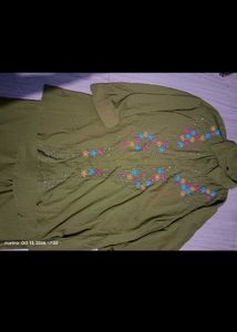 Green Embroidered co-oard Set