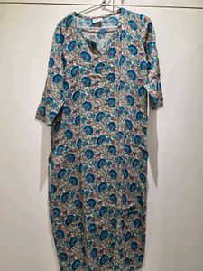 Women's Bohemian Floral Print Kurta