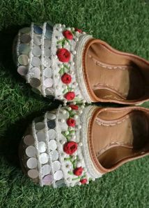 Embellished Juttis &amp; Loafers Set