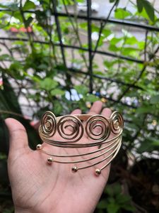 Unique Spiral Arm Cuff Bracelet anti tarnish