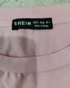 Cute Pink Heart Crop Top