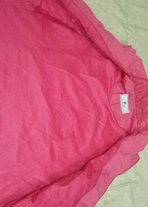 Pink Sleeveless Jacket