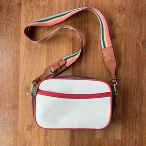 Coach Colorblock Jes Crossbody Bag with Rainbow St